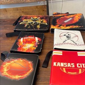Sports Themed Trading Card Binders